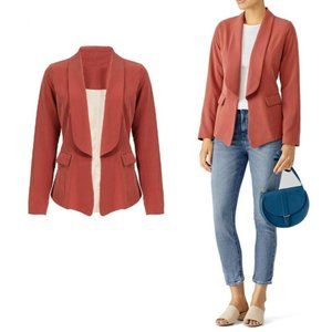 Slate & Willow Rust Boyfriend Blazer Size XS